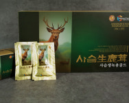 사슴 녹용 생녹용 진액 즙 1박스 (80ml x 60개) : 애플농원