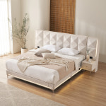 베드보스 디아망 부드러운 아이오와 패브릭 호텔 침대 조명 콘센트 신혼 부부 베드 Q/K : 베드보스 BEDBOSS