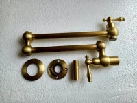 레트로 엔틱 욕실 주방 수도꼭지 단일 냉수 접는 익스텐더 360 도 회전 스택 야채 세척 EYC0046 : 플레이풀 직구