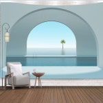 대형 테피스트리 패브릭 포스터 인테리어 벽장식 가림천 : 레드아카이브