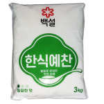 cj 한식예찬3kg 백설한식예찬 : 다부자푸드