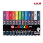 유성매직 포스카마카세트 화이트보드펜 보드마카세트 보드마커 12색(PC1M12C)미쓰비시 12색마카 1M : 불꽃의청춘
