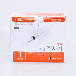정림 일회용 주사기 1CC 무침주사기 W/O : 비즈메드 쇼핑몰