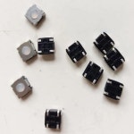 마이크로  자동차 원격 키 택트 푸시 버튼 VW 크기: 6X6X3.5  실리콘 투명 : 베스트 테크