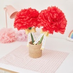 맘이샵 자이언트 대형 카네이션 만들기 종이꽃 : 맘이샵