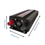2000W 인버터 12v 220v 순수 정현파 전압 DC 12V 24V  AC 110V 220V 변압기 전력 변환기 태양광 인버터 : 리셀인터마켓