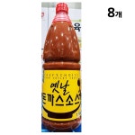 일식 돈카츠 돈가스 경양식집 간편한 옛날 돈까스소스 페트병 1.8L X8 : 마켓구름A