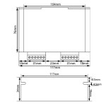 CWD556 디지털 스테퍼   드라이버 0 5.6A 20 50V DC CNC  머신  2 상  NEMA 23 34 : bestcorporatin