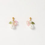 [모드곤] 봄꽃 진주 귀걸이 Spring Flower Pearl Earring : 모드곤