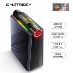 Chatreey 미니 PC 게임용 데스크탑 컴퓨터 AMD 라이젠 9 7940HS R7 5700U 680M 7735HS 780M 8 코어 NVME SSD AM08 : 다온통상 DAON