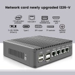 팬리스 미니 PC 4 인텔 i226-V 2.5G N6005 N5105 V5 에디션 2 x NVMe TPM2.0 스위치 소프트 공유기 라우터 ESXI PVE 방화벽 서버 : 다온... 