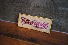 [한정판] 핏터스월드 레터링 벨크로 패치 와펜 FITTERS WORLD LETTERING VELCRO PATCH WAPPEN : 핏터스월드