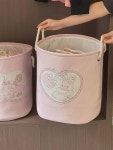 더러운 옷 바구니 수납통 대용량 더러운 옷 수납 바구니 욕실 패브릭 접이식 더러운 옷통 가정용 방수 : 젠스디스