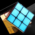 큐브 CubeFun SengSo Metal 3x3 마그네틱 골든 매직 퍼즐 스피드 시브 M3 3x3x3 장난감 : 복순2마켓
