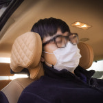 크레이지몬스터 퀼팅 자동차 머리받침 차량용 목받침 머리받침대 : crazy monster