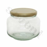 칠전몰 유리 저장용기 L형 250ml 밀폐유리병 과일청유리병 : 칠전스토어