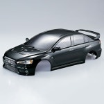 [48005] 1/10 킬러바디 완제품 Mitsubishi Lancer Evolution X Body Finished w/Light Bucket (Black) : 알씨몬