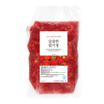 담아요 수제 달콤한 딸기청 2kg 카페용 수제청 대용량 딸기라떼 만들기 : 담아요