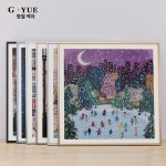 심플알루미늄합금갤리슨겨울등퍼즐액자 크리스마스날꽃만개액자액자액자액자액자장구 : 레데저드