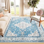 Topllen Ultra-Thin Washable Vintage Area Rug - 3x : november193