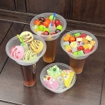 커피 푸드트럭 행사 콜팝컵 2in1 분식 야구장 과일 음료 컵 매장 카페 : 5시즌스토어