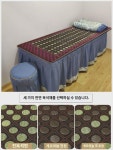 짜미옥석 원적외선 싱글 석 전기 가열 미용실 자기 물리 건강  찜질 가정용 매트리스 : 드나신시