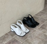 여성 각진코 쪼리 미들굽 샌들 JA-J3028 : 예뻐졌다샵