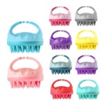 습식 및 건식 이중 사용 마사지 브러시 실리콘 샴푸 미끄럼 방지 헤어 목욕 인공물 부드러운 바디 스크럽 : 웨이유통 웨이유통