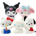 산리오 랜덤 스퀴시 인형 시나모롤 포차코 키티 피규어 말랑이 장난감 선물 : vary market