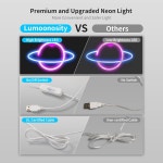 일본직배송 lumoonosity planet 네온 사인 usb 전원 공급 플래닛 라이트 led 네온 사인 온오프 스위치와 플래닛 led 사인 벽 장식... 