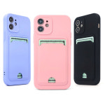 카메라 풀커버 카드 젤리 케이스 파스텔 블랙, 갤럭시S23 플러스 : 폰생폰사