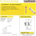 하윈 H3153-05 골드 도금 0.5PCB 손톱스프링 잭 0.5mm 바늘 지름 최대 길이 3.15_585251069893 : 다이노솔즈