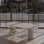 아셀 와이드 포세린 오발라운드 대형식탁 카페테이블 : 세레스홈