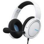 BINNUNE 게이밍 헤드셋 PS5 Xbox 시리즈 S|X PS4 One PC 스위치 유선 오디오포노스 게이머 헤드폰 플레이스테이션 4|5 1 White : 샵세븐911