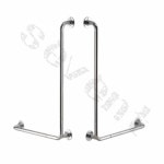 칠전몰 L자 손잡이 노인 안전바 장애자용 손잡이 장애인 화장실 설치 : 칠전스토어