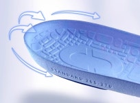 OUPOWER 좁은 인솔 축구 야구 테니스 배드민턴 등산 충격완화 깔창 우파워 BOUNCE : 수출대로23