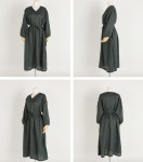 1개 여성원피스 Dress 패턴 옷만들기 앞트임 원피스만들기 : 원단천국