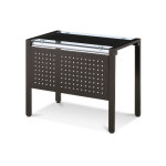 재택근무 컴퓨터용 추천 SG G2810-1 블랙유리책상 사무용책상 : 뉴플러스퍼니처