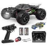 rc 카 어른 무선 오프로드 성인용 1/16 RTR 브러시리스 패스트 RC카, Max 68+KMH 전기 RC 트럭, 소년용 충전식 배터리 2개 포함 고속 RC카... 