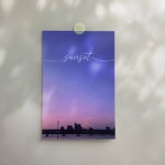 [룰루난나] 풍경엽서캘리그라피 엽서 소품 촬영 디자인 : 글이다놀이터