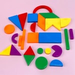 엄마표 놀이수업 공간지각능력발달 도형자석교구 과학놀이 : 스마일카트