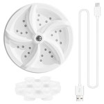 미니 세탁기 휴대용 초음파 식기 세척기 USB 데이터 케이블 전원 개인 세탁 캠핑 RV : 웨이유통 웨이유통