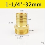대형 BSP 암수 황동 파이프 피팅 가죽 호스 바브 10mm 12mm 14mm 16mm 19mm 25mm 32mm 52mm 1 &quot 1/4&quot 1/2 2&quot 튜브... 