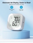Govee WiFi 온도계 습도계 H5103  전자 잉크 디스플레이가 있는 실내 Bluetooth 온도 습도 센서 : 바다와숲