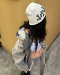 [딜라잇제이] [UNISEX] 크롬 십자가 스터드 비니 : 딜라잇J