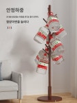 원목 옷걸이 바닥 침실 인테리어 소품 거실 옷걸이 가정용 싱글 스틱 스탠드 간이 가방걸이 : 에피러돈