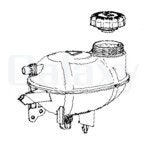 갤럭시 2055000049 냉각수 확장 탱크 저수조 물 탱크, 메르세데스 벤츠 W205 W213 C300 E400 C63 C 클래스 2015-2018 : BongbongStore1