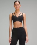 룰루레몬 라이크클라우드 롱라인 리브 브라 라이트 B/C컵 lululemon Like a Cloud Strappy Longline Ribbed Bra Light Support B/C...