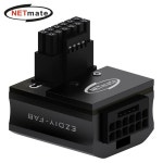 강원전자 넷메이트 NM-DPI18911 600W 12VHPWR 변환 어댑터 (알루미늄 블랙/STD 90도) : 조이쿨스토어