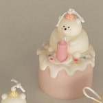 스타일리쉬 미니 기둥 왁스 실리콘 몰드 DIY 캔들 만들기 디저트류 장식 소품 : 테닌다러